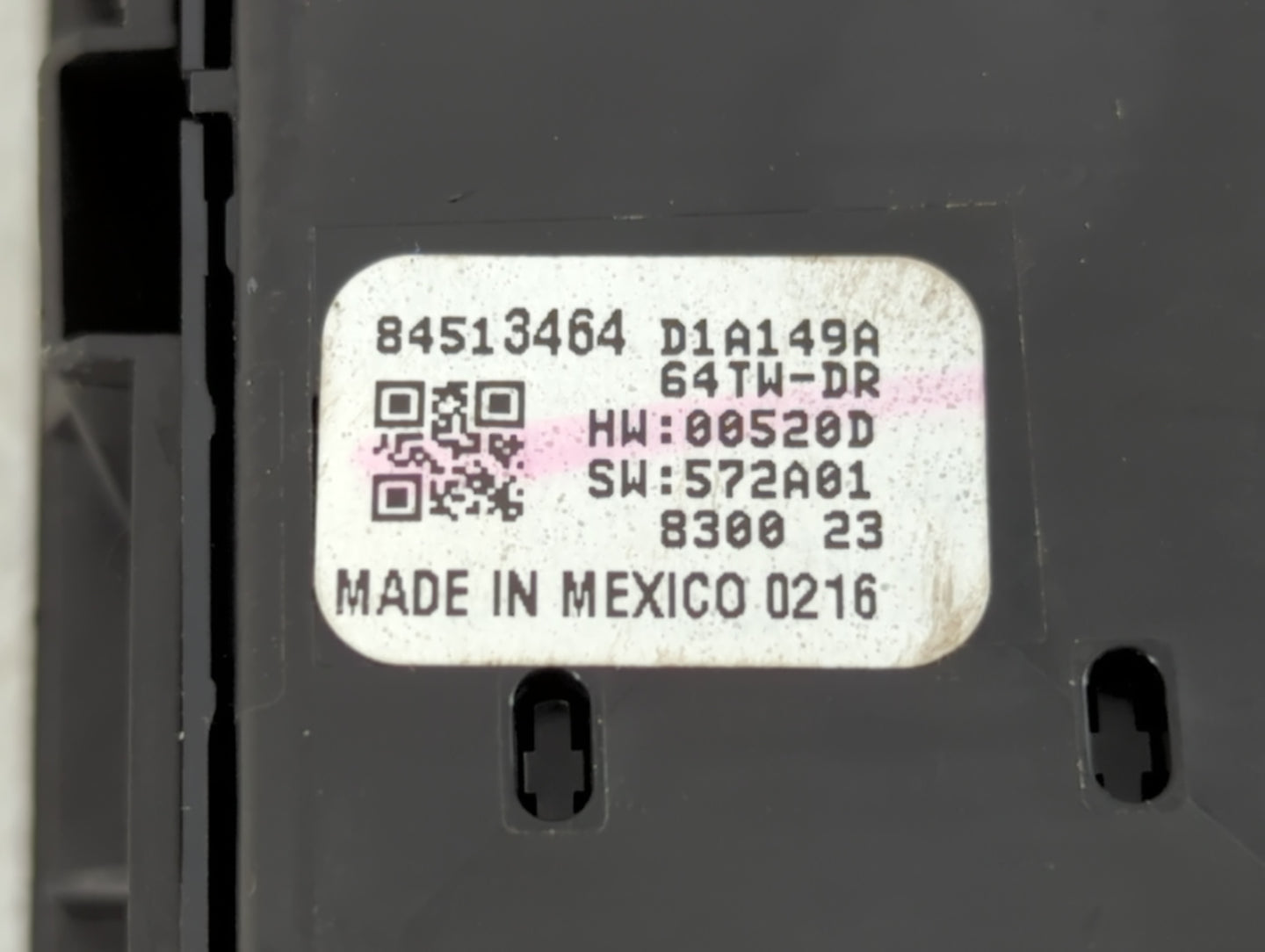 2018-2022 Chevrolet Equinox Master Power Window Switch Replacement Driver Side Left P/N:84513464 Fits OEM Used Auto Parts - 