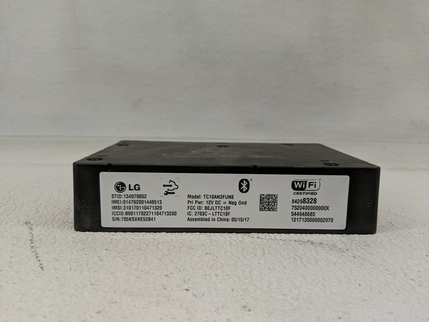 2018-2018 Chevrolet Equinox Telematics Control Module 84298328 - Oemusedautoparts1.com