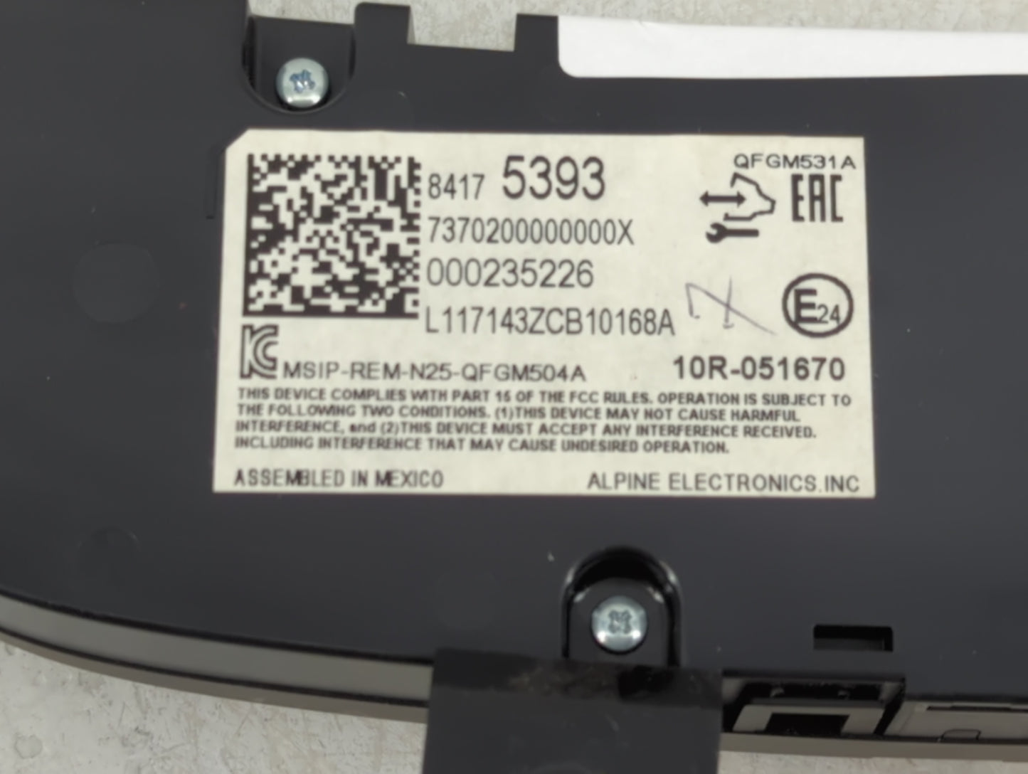 2018 Chevrolet Equinox Climate Control Module Temperature AC/Heater Replacement P/N:84175393 Fits OEM Used Auto Parts - Oemu