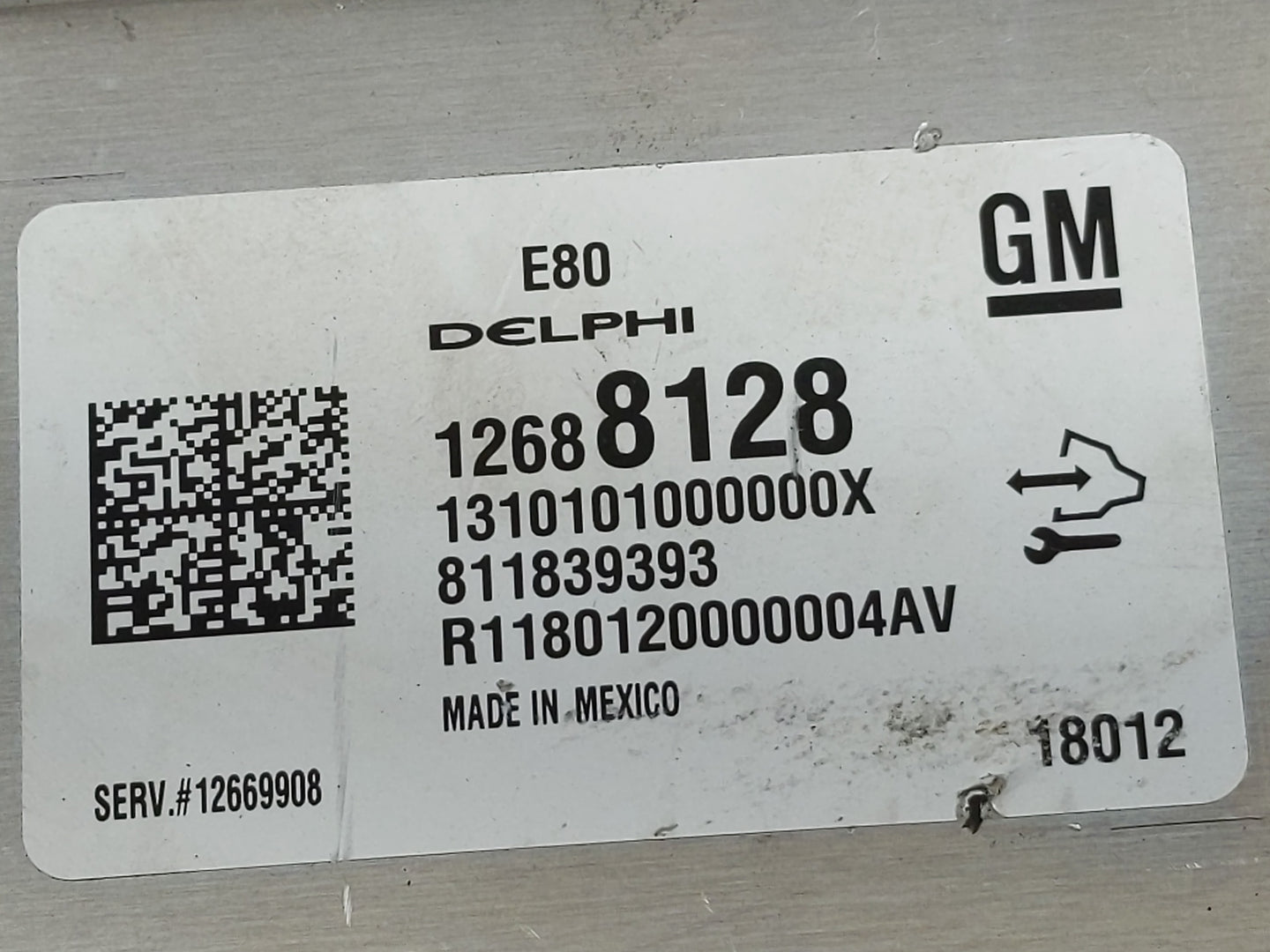 2018-2020 Chevrolet Equinox PCM Engine Control Computer ECU ECM PCU OEM P/N:12688128 Fits Fits 2017 2018 2019 2020 2021 2022