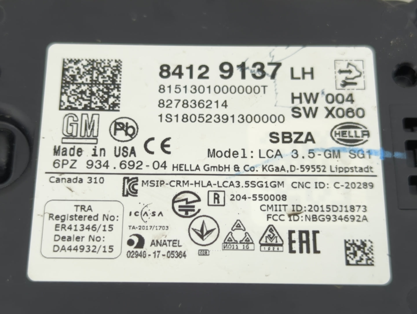 2018-2020 Chevrolet Equinox PCM Engine Control Computer ECU ECM PCU OEM P/N:827836214 84129137 Fits OEM Used Auto Parts - Oe