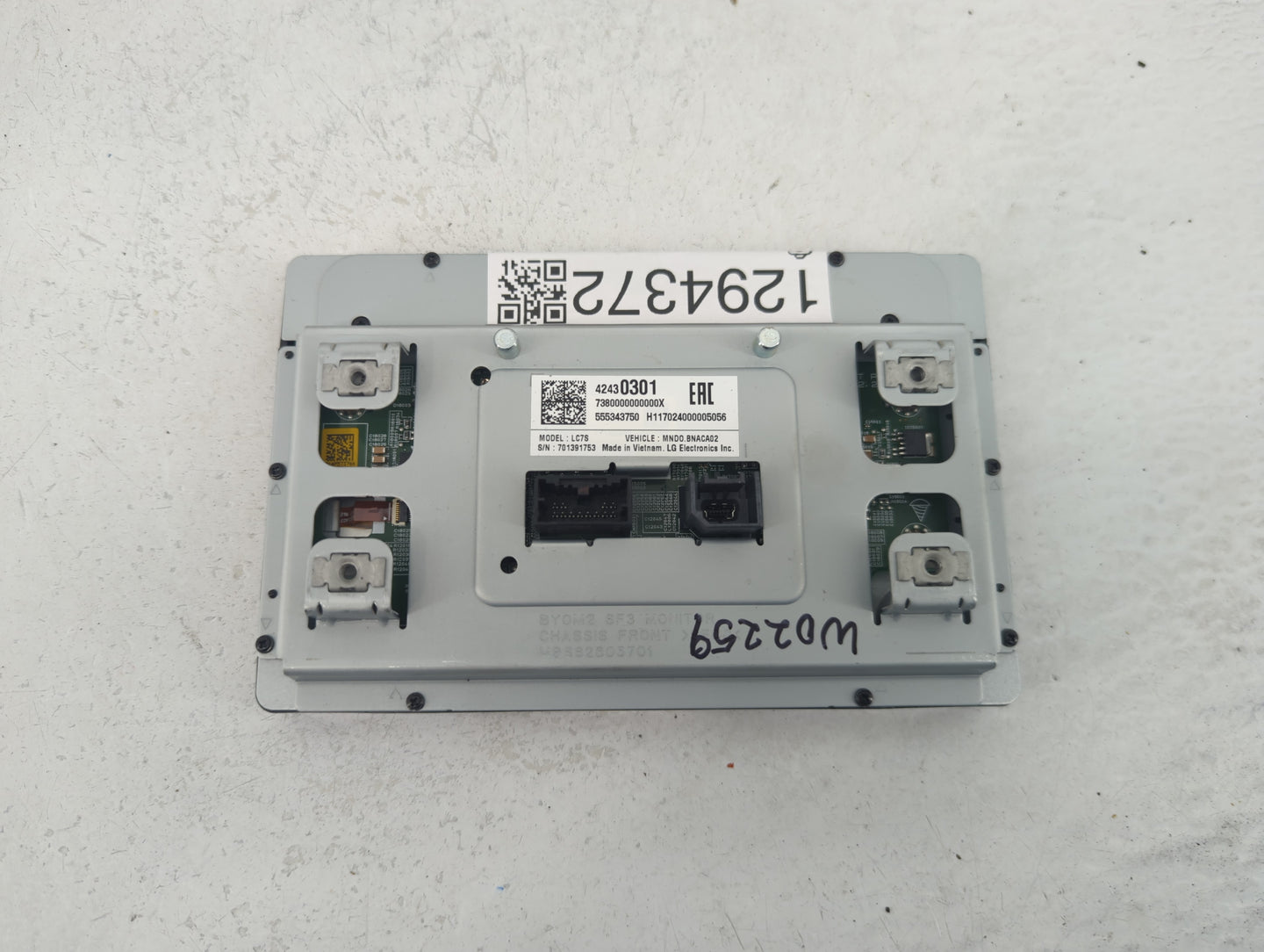 2018-2018 Chevrolet Equinox Information Display Screen - Oemusedautoparts1.com