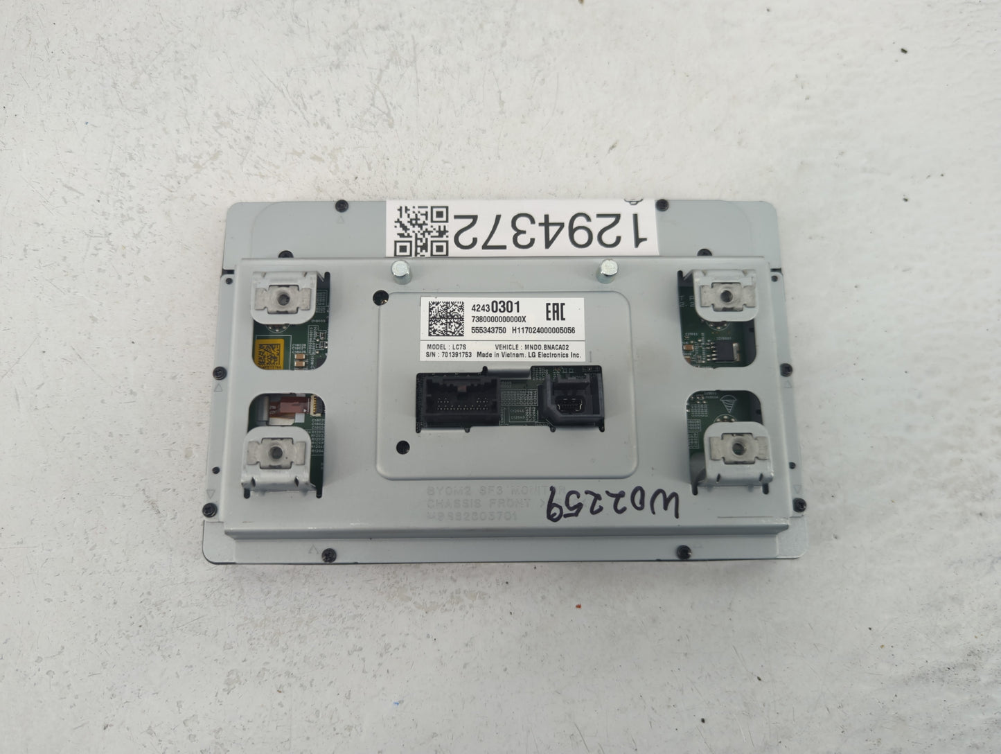 2018-2018 Chevrolet Equinox Information Display Screen - Oemusedautoparts1.com