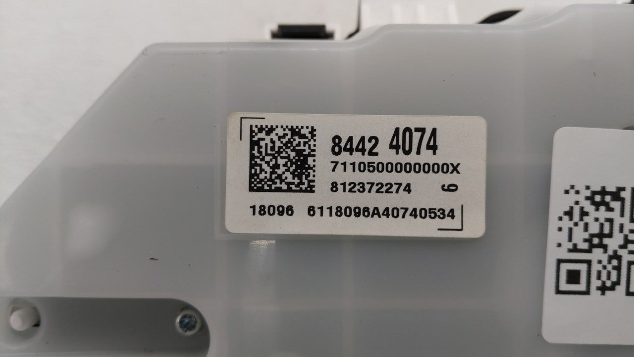 2018 Chevrolet Equinox Instrument Cluster Speedometer Gauges P/N:6118096A40740534 844 2 4074, 769453-100A Fits OEM Used Auto