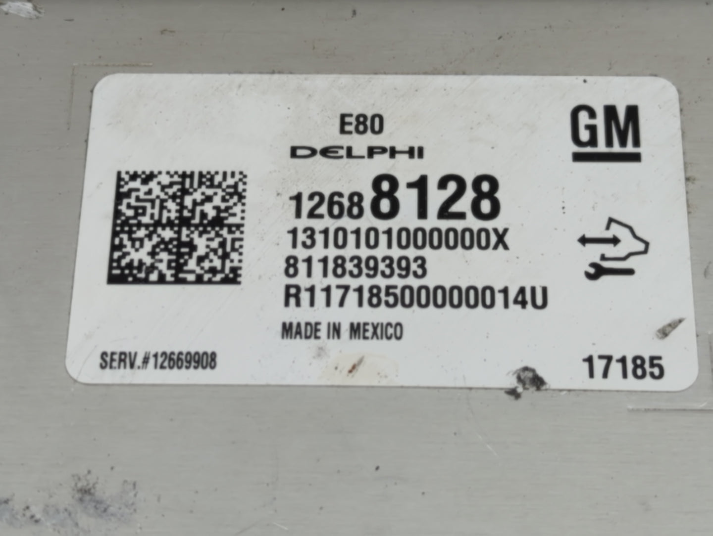 2018-2020 Chevrolet Equinox PCM Engine Control Computer ECU ECM PCU OEM P/N:811839393 12688128 Fits OEM Used Auto Parts - Oe