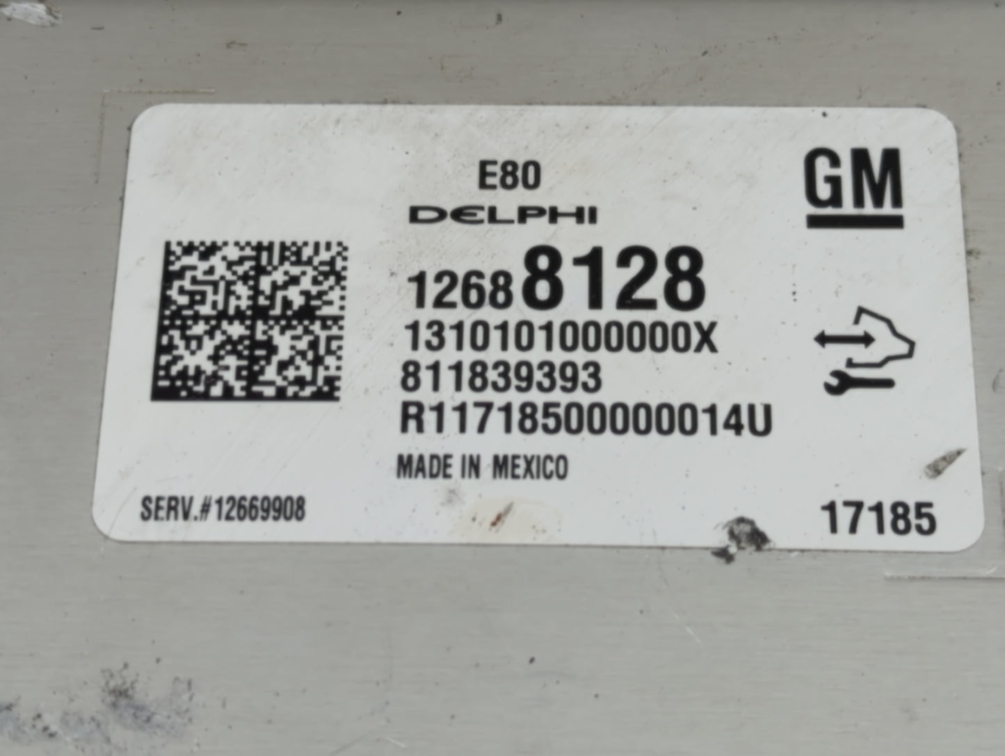 2018-2020 Chevrolet Equinox PCM Engine Control Computer ECU ECM PCU OEM P/N:811839393 12688128 Fits OEM Used Auto Parts - Oe