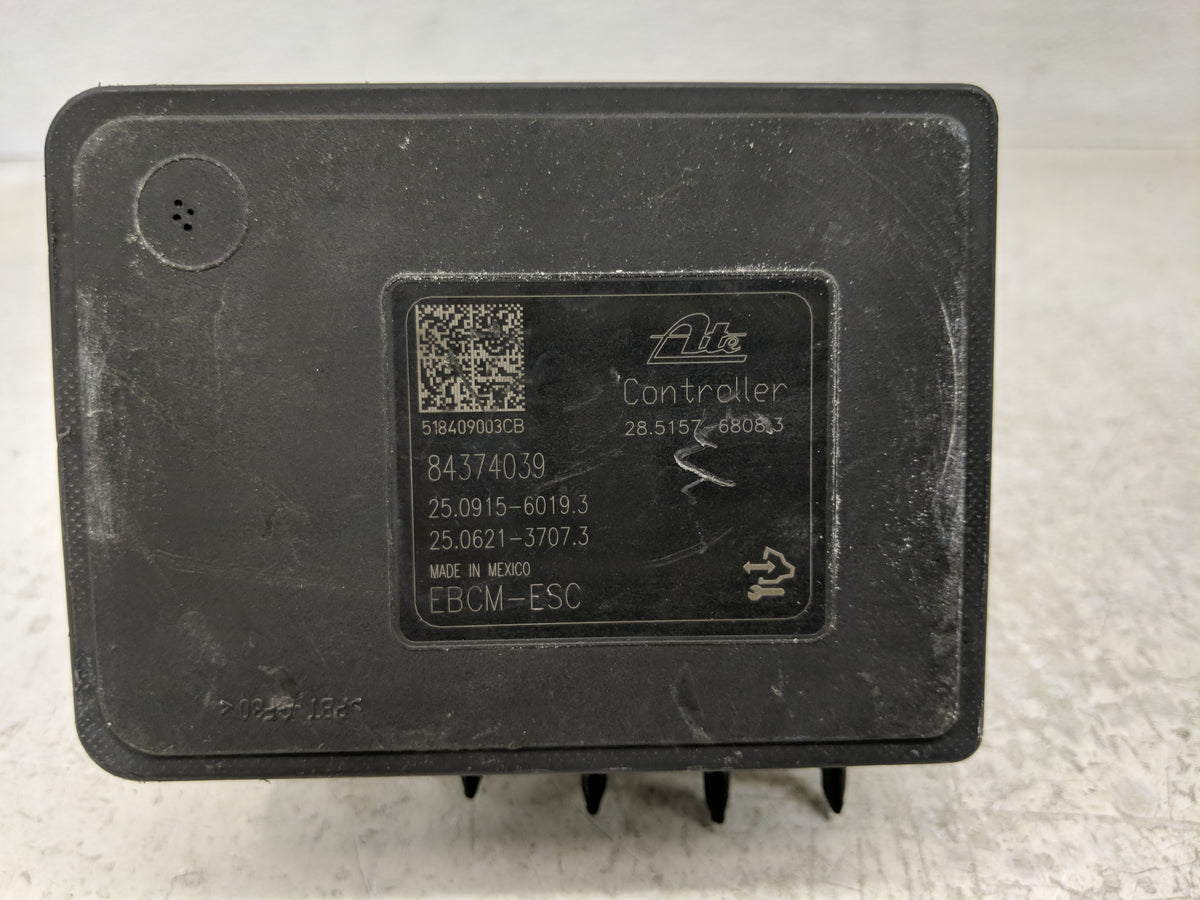 2018-2019 Chevrolet Equinox Anti-Lock Brake ABS Pump Module Actuator OEM P/N:84374039 Fits Fits 2018 2019 2020 2021 OEM Used