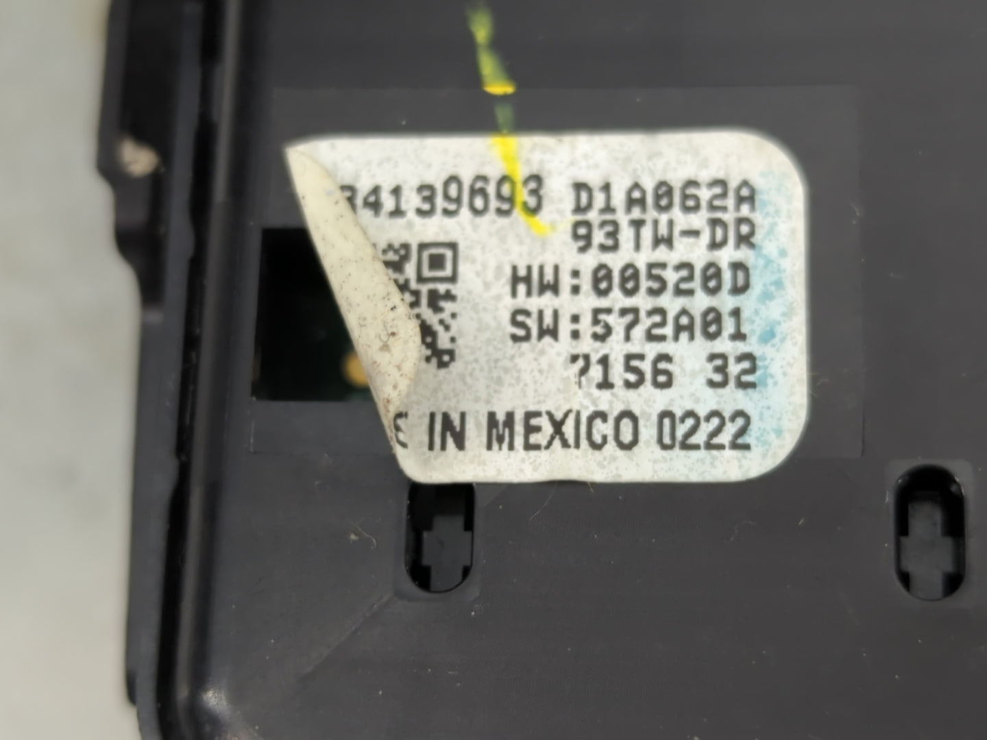 2018-2022 Chevrolet Equinox Master Power Window Switch Replacement Driver Side Left P/N:84139693 Fits OEM Used Auto Parts - 