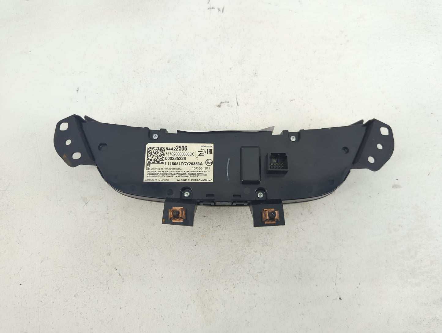 2018 Chevrolet Equinox Climate Control Module Temperature AC/Heater Replacement P/N:000235226 84422506 Fits OEM Used Auto Pa