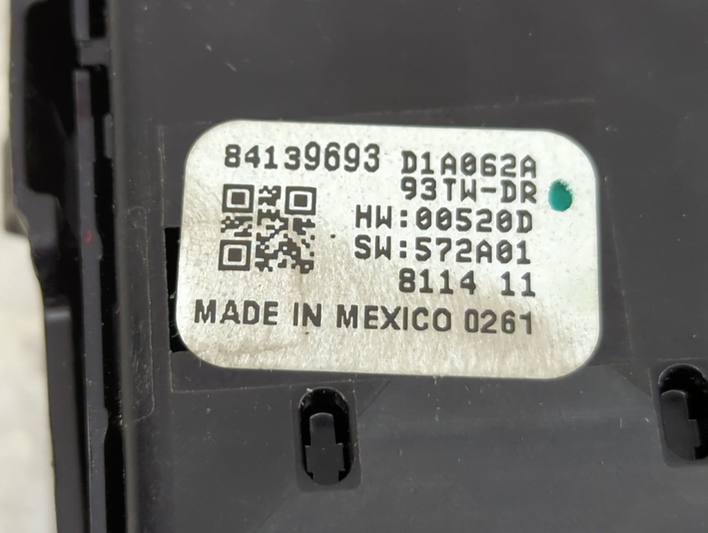 2018-2022 Chevrolet Equinox Master Power Window Switch Replacement Driver Side Left P/N:84139693 Fits OEM Used Auto Parts - 