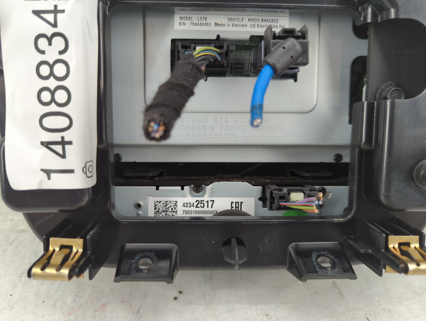 2018 Chevrolet Equinox Radio AM FM Cd Player Receiver Replacement P/N:84278527 Fits Fits 2017 2019 OEM Used Auto Parts - Oem