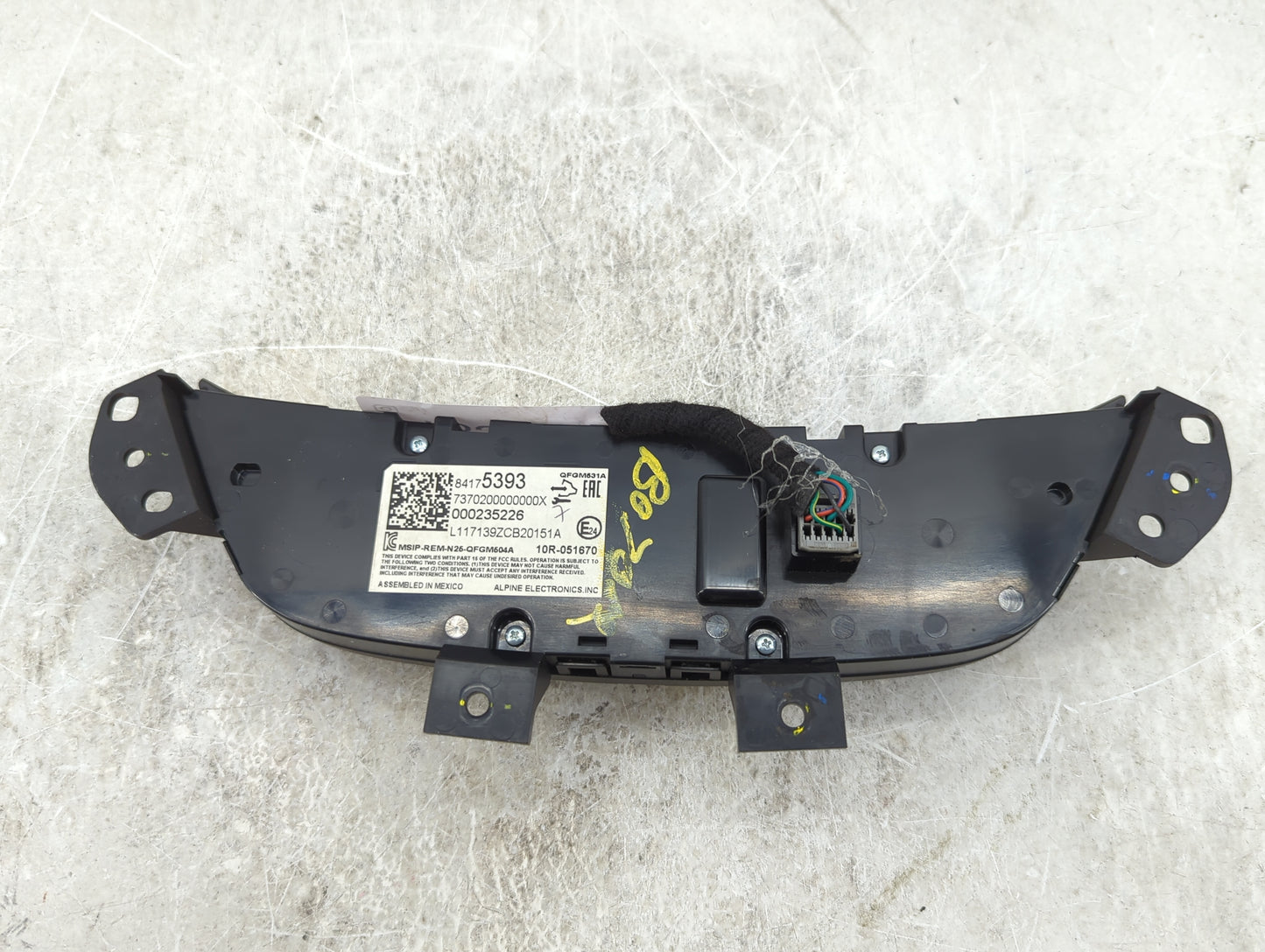2018 Chevrolet Equinox Climate Control Module Temperature AC/Heater Replacement P/N:84175393 7370200000000X, 000235226 Fits 
