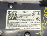 2018 Chevrolet Equinox Climate Control Module Temperature AC/Heater Replacement P/N:84175393 7370200000000X, 000235226 Fits 