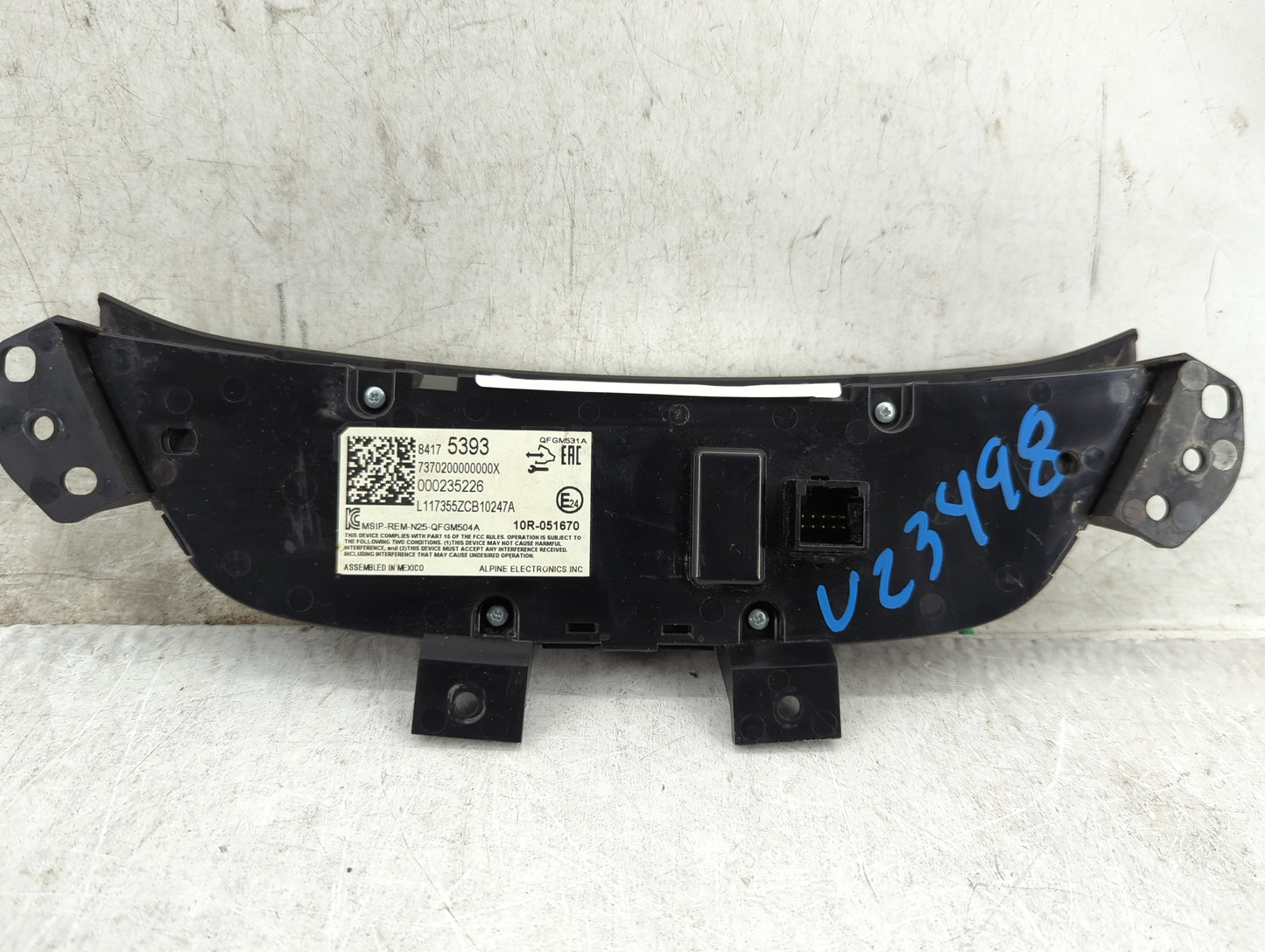 2018 Chevrolet Equinox Climate Control Module Temperature AC/Heater Replacement P/N:84175393 Fits OEM Used Auto Parts - Oemu