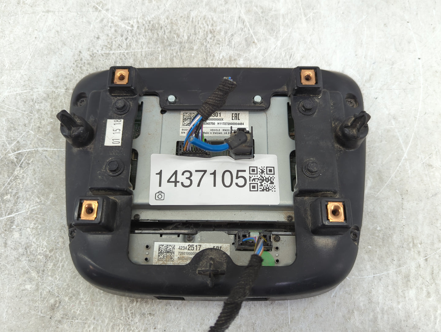 2018 Chevrolet Equinox Information Display Screen Black - Oemusedautoparts1.com