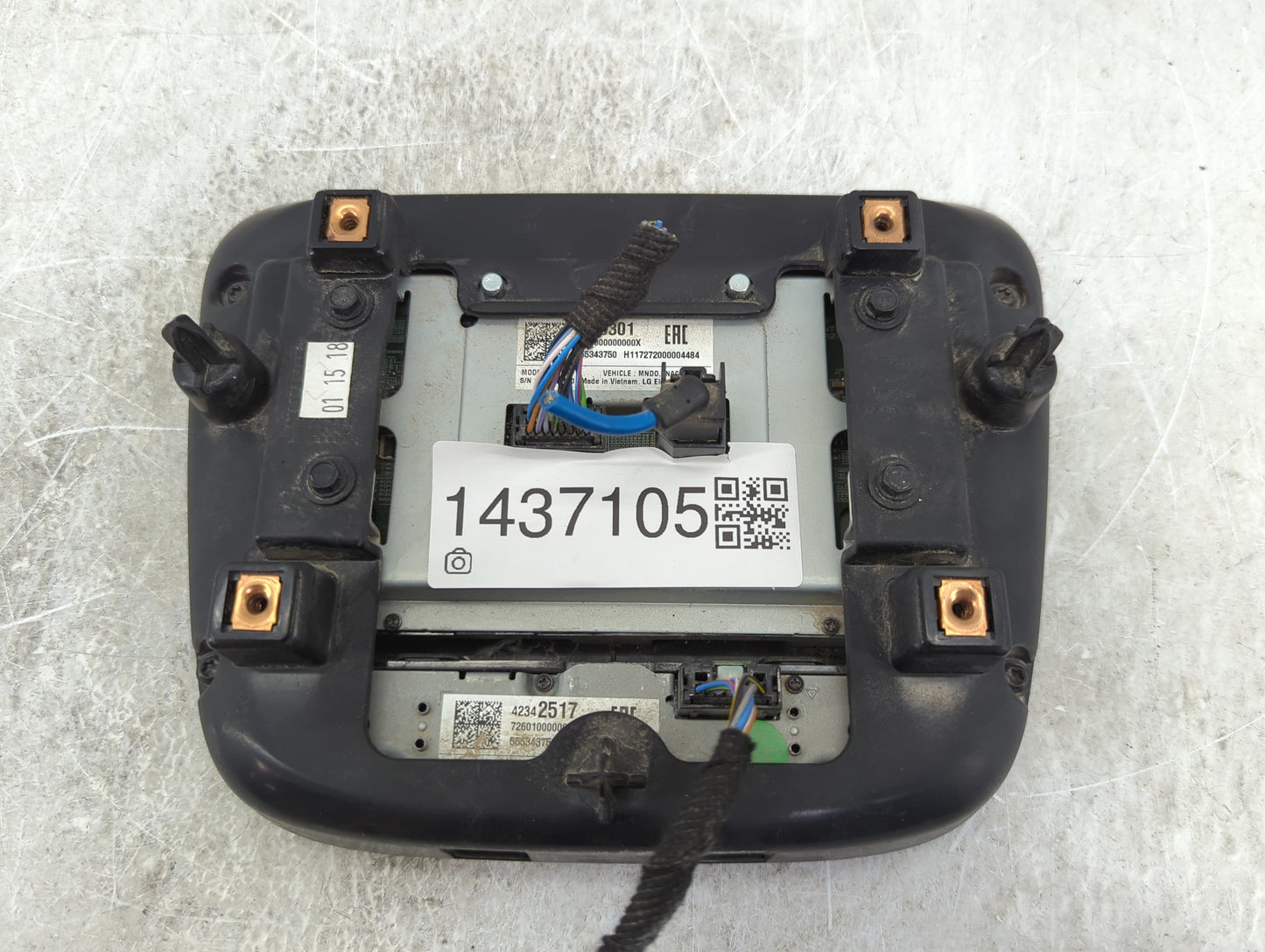 2018 Chevrolet Equinox Information Display Screen Black - Oemusedautoparts1.com