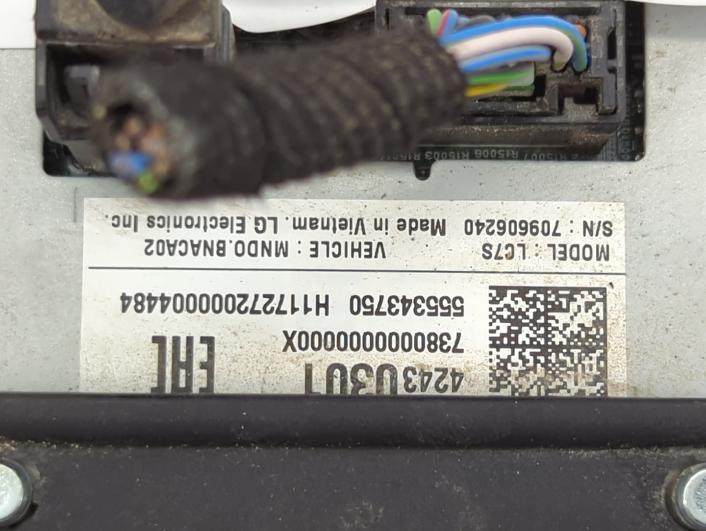 2018 Chevrolet Equinox Information Display Screen Black - Oemusedautoparts1.com
