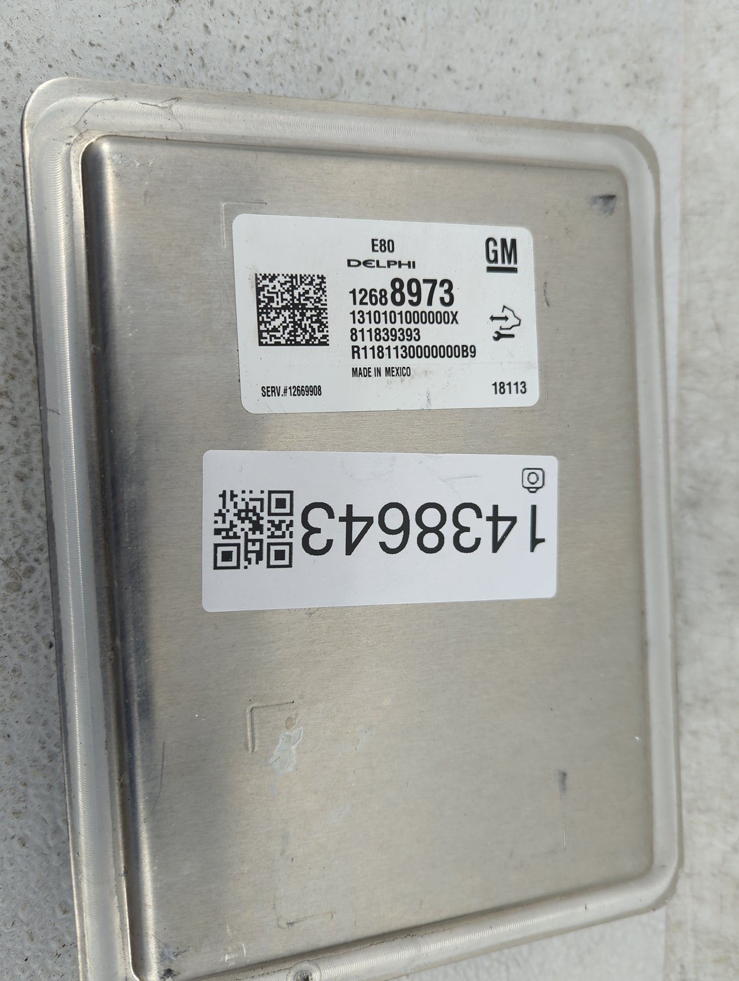 2018-2020 Chevrolet Equinox PCM Engine Control Computer ECU ECM PCU OEM P/N:12688973 12669908 Fits OEM Used Auto Parts - Oem