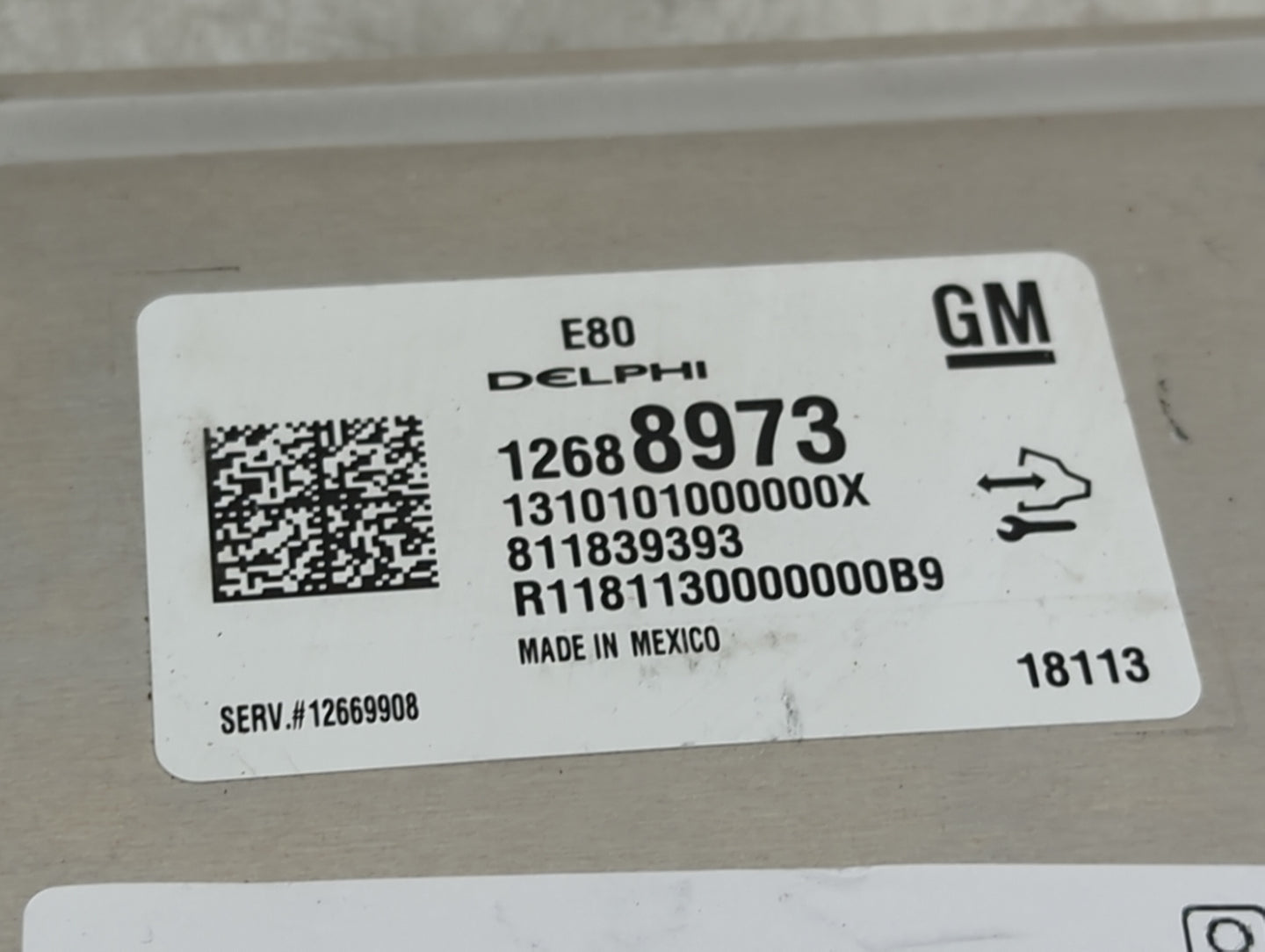 2018-2020 Chevrolet Equinox PCM Engine Control Computer ECU ECM PCU OEM P/N:12688973 12669908 Fits OEM Used Auto Parts - Oem