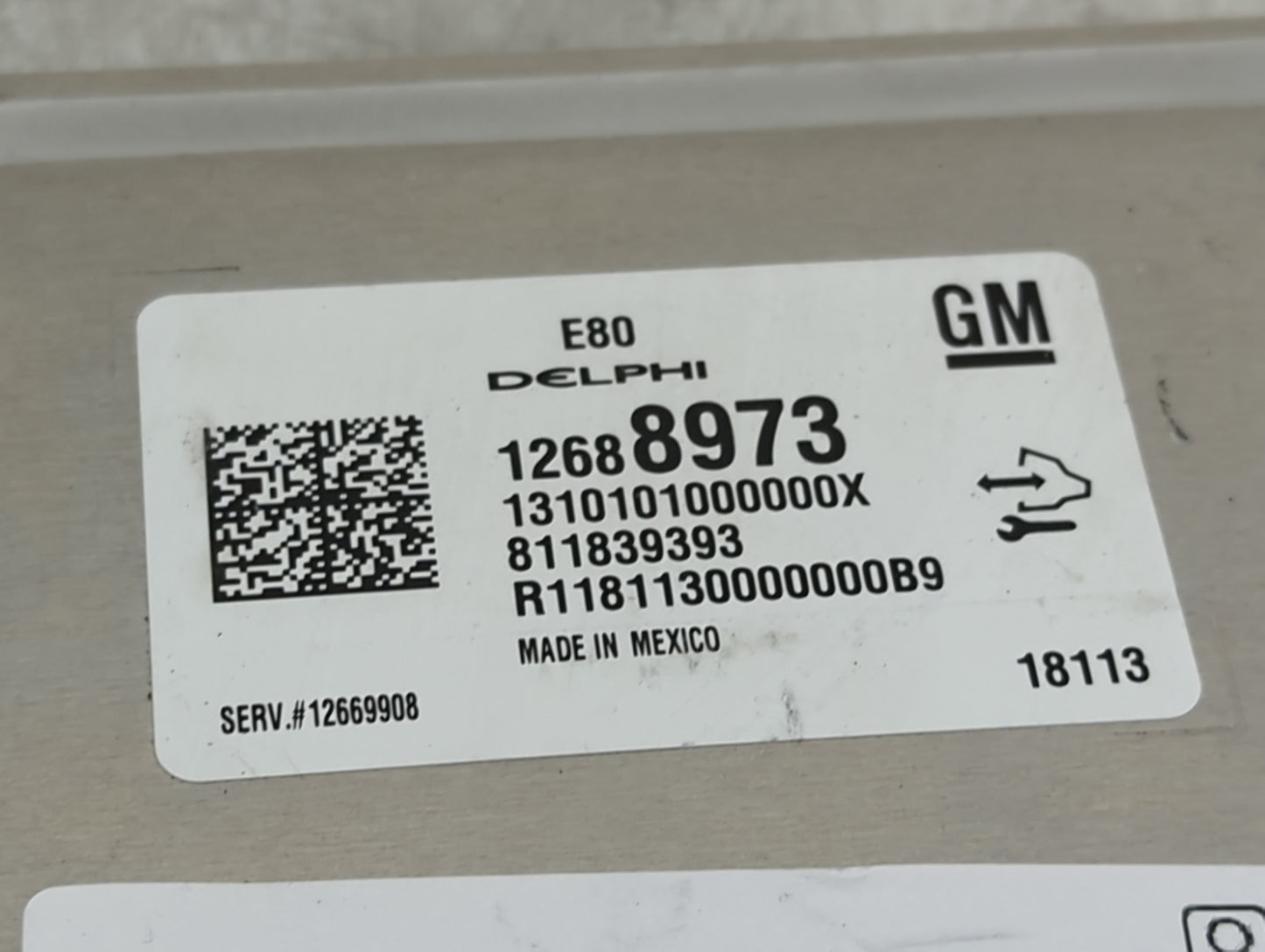 2018-2020 Chevrolet Equinox PCM Engine Control Computer ECU ECM PCU OEM P/N:12688973 12669908 Fits OEM Used Auto Parts - Oem