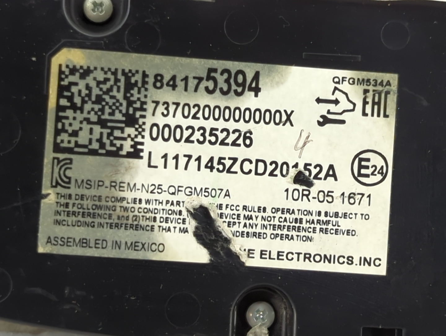 2018 Chevrolet Equinox Climate Control Module Temperature AC/Heater Replacement P/N:84175394 7370200000000X, 000235226 Fits 