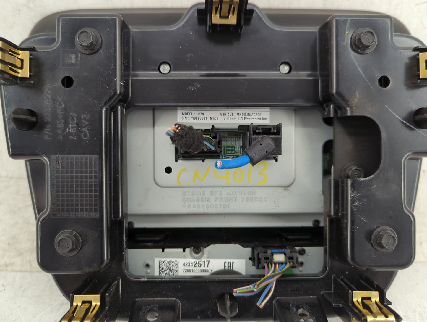 2018 Chevrolet Equinox Radio AM FM Cd Player Receiver Replacement P/N:LC7S 710098681 Fits OEM Used Auto Parts - Oemusedautop