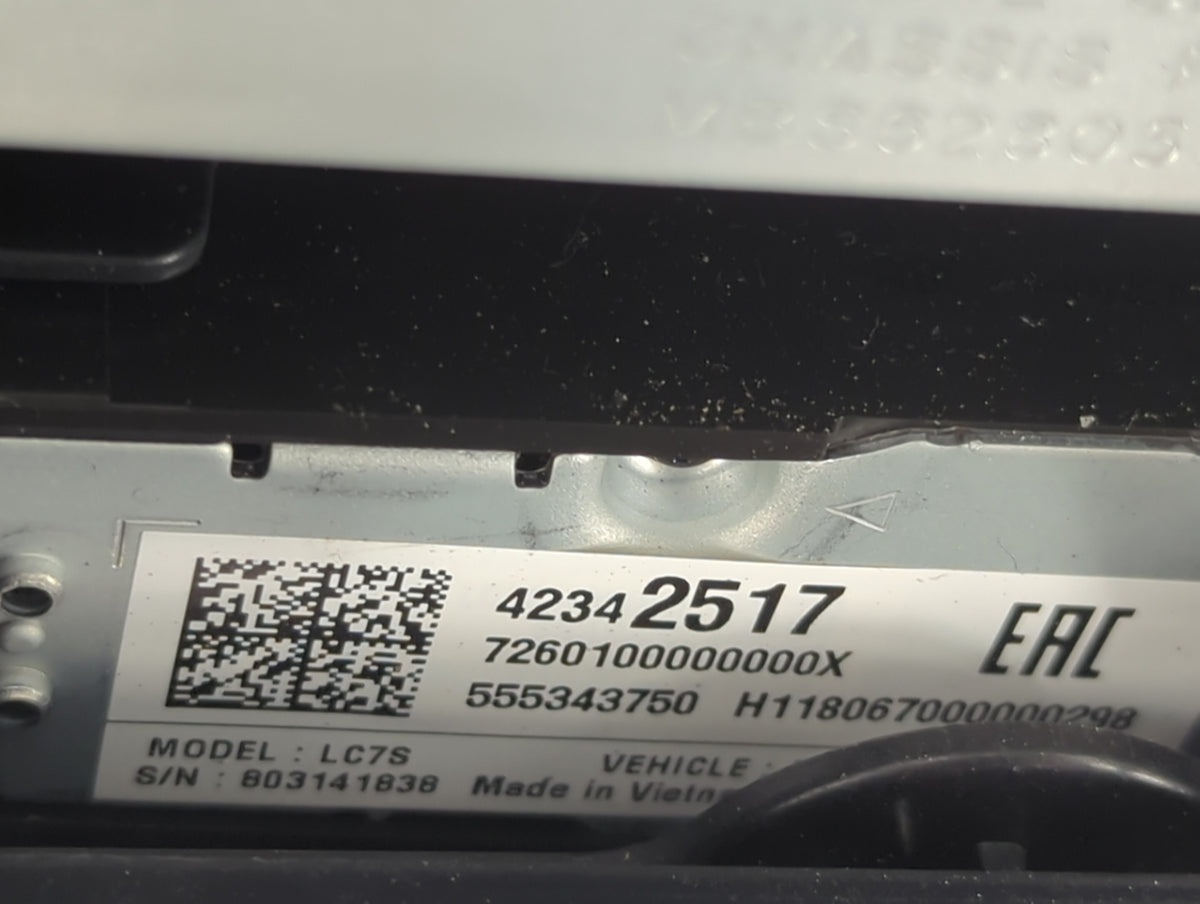 2018-2018 Chevrolet Equinox Information Radio Display Screen 1440368 - Oemusedautoparts1.com