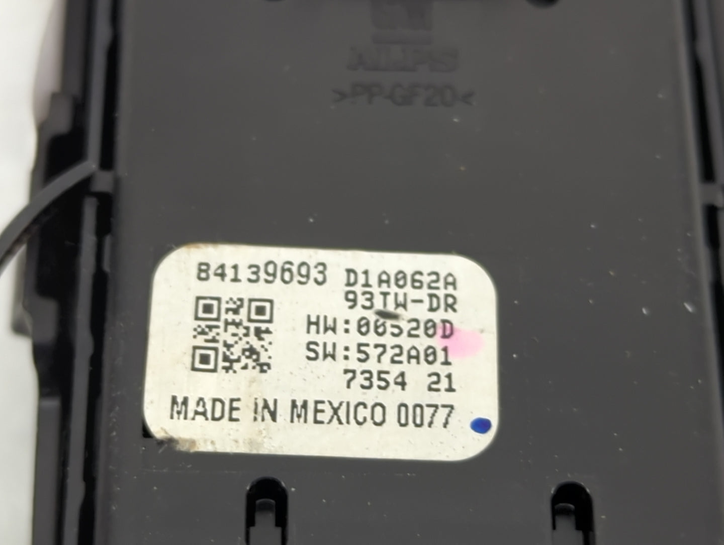 2018-2022 Chevrolet Equinox Master Power Window Switch Replacement Driver Side Left P/N:84139693 D1A062A Fits OEM Used Auto 