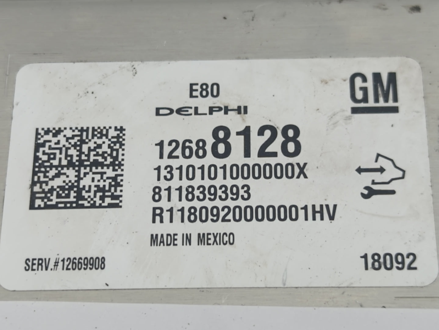 2018-2020 Chevrolet Equinox PCM Engine Control Computer ECU ECM PCU OEM P/N:12688128 12669908 Fits OEM Used Auto Parts - Oem
