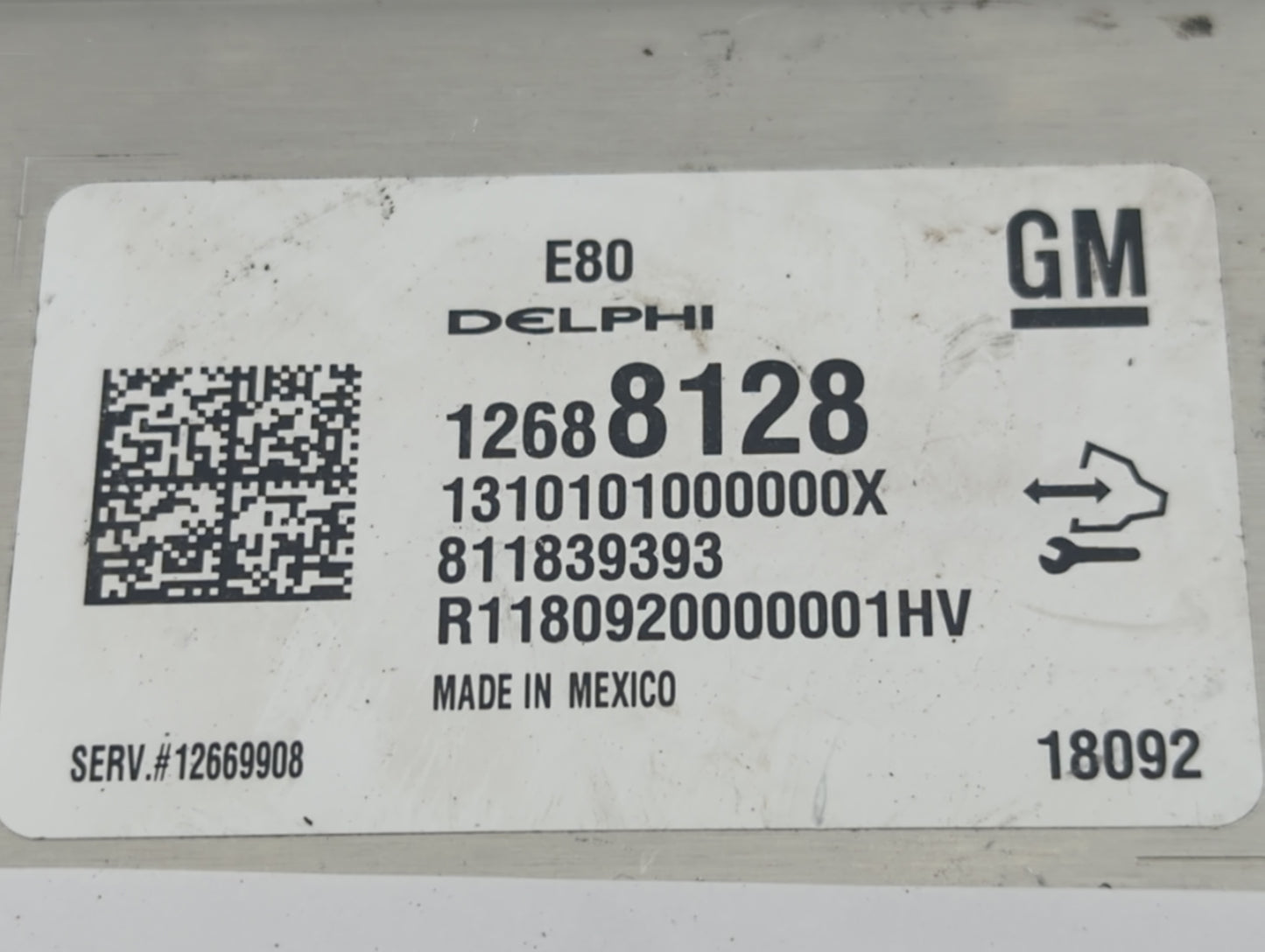 2018-2020 Chevrolet Equinox PCM Engine Control Computer ECU ECM PCU OEM P/N:12688128 12669908 Fits OEM Used Auto Parts - Oem