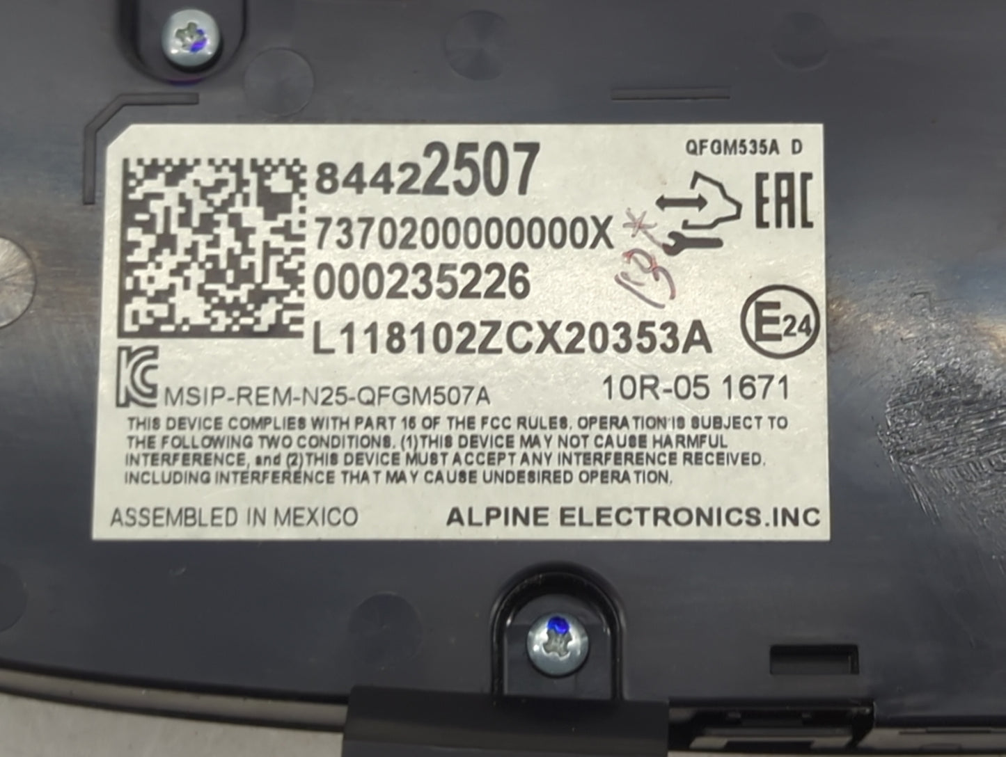2018 Chevrolet Equinox Climate Control Module Temperature AC/Heater Replacement P/N:84422507 Fits OEM Used Auto Parts - Oemu