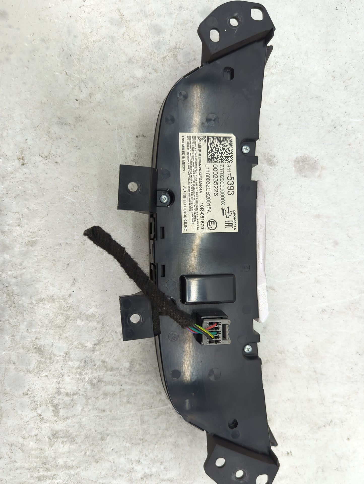 2018 Chevrolet Equinox Climate Control Module Temperature AC/Heater Replacement P/N:84175393 QFGM604A, QFGM631A, 10R-051670 