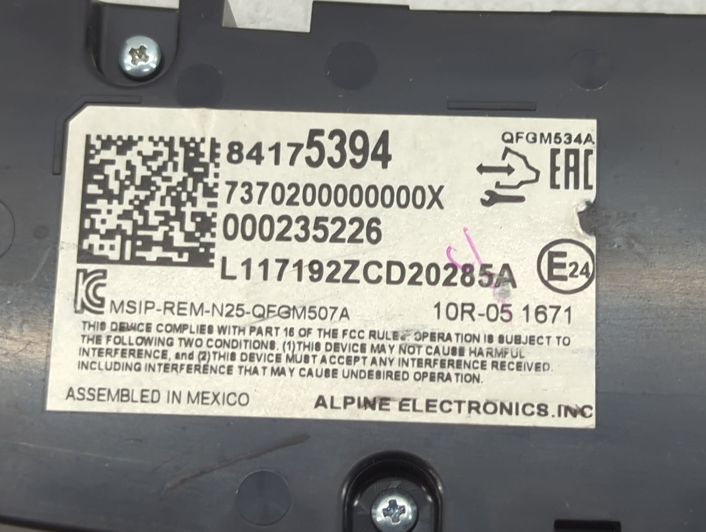 2018 Chevrolet Equinox Climate Control Module Temperature AC/Heater Replacement P/N:84175394 7370200000000X, 000235226 Fits 