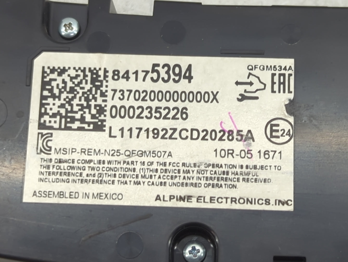 2018 Chevrolet Equinox Climate Control Module Temperature AC/Heater Replacement P/N:84175394 7370200000000X, 000235226 Fits 