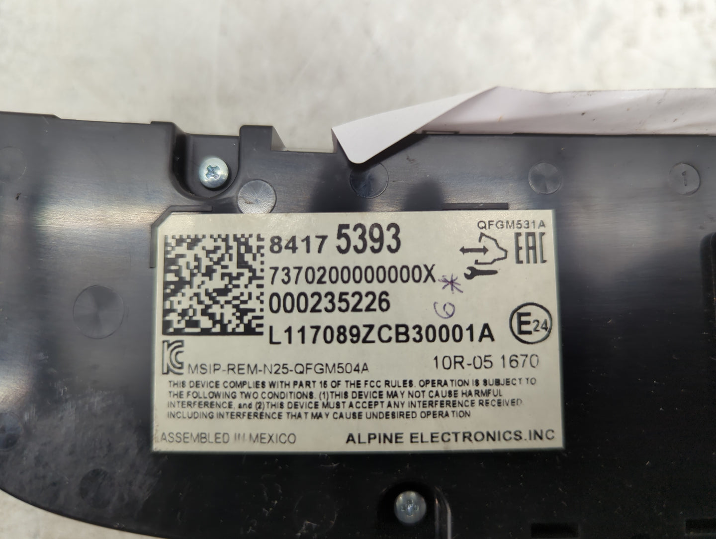 2018 Chevrolet Equinox Climate Control Module Temperature AC/Heater Replacement P/N:84175393 7370200000000X, 000235226 Fits 