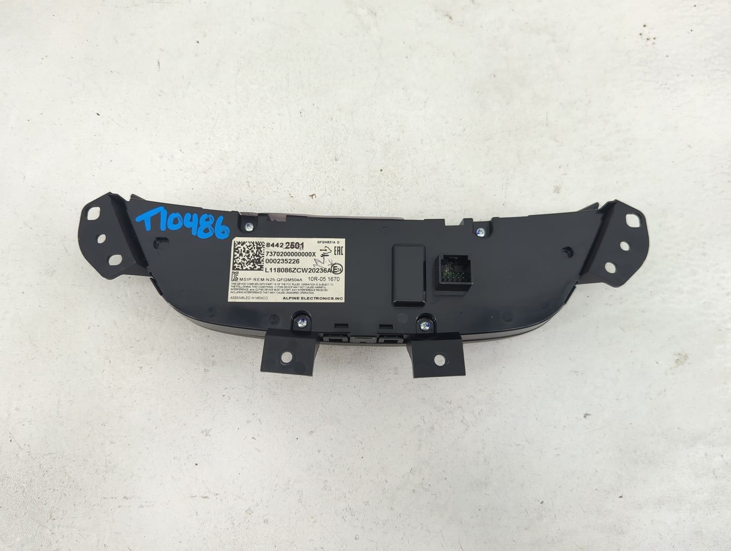 2018 Chevrolet Equinox Climate Control Module Temperature AC/Heater Replacement P/N:84422501 7370200000000X, 000235226 Fits 