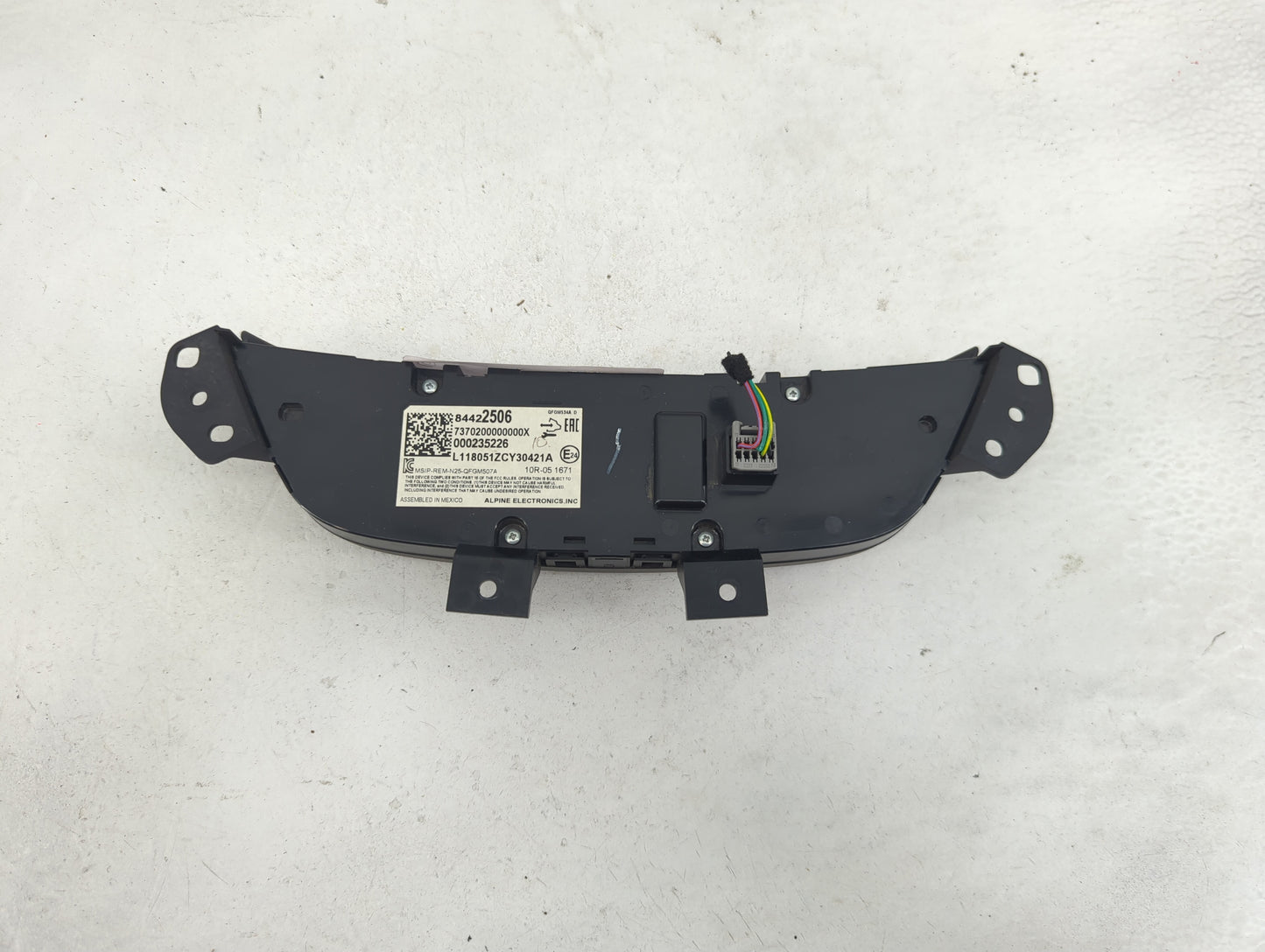 2018 Chevrolet Equinox Climate Control Module Temperature AC/Heater Replacement P/N:84422506 7370200000000X, 000235226 Fits 