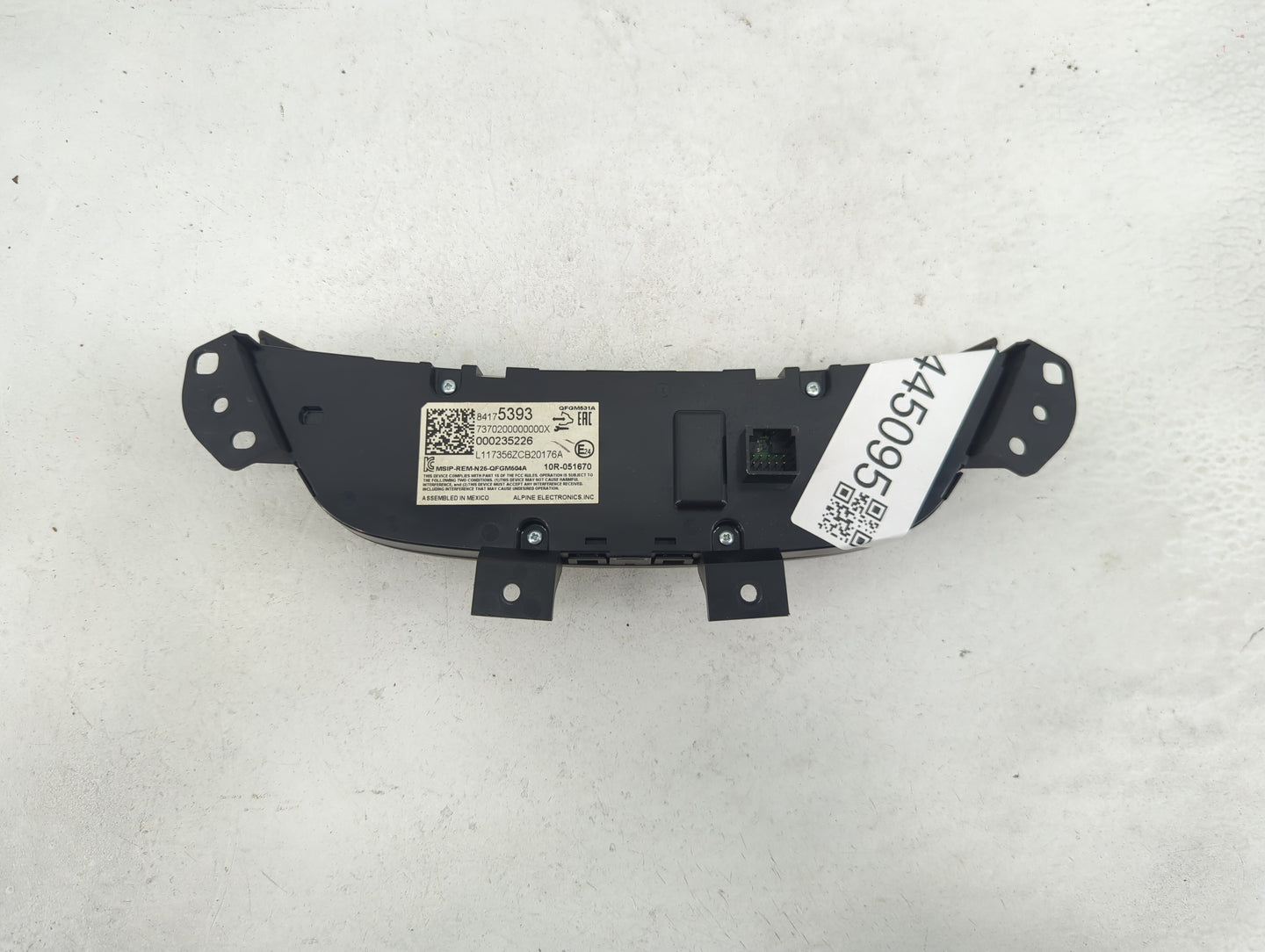 2018 Chevrolet Equinox Climate Control Module Temperature AC/Heater Replacement P/N:84175393 QFGM631A, QFGM504A Fits OEM Use