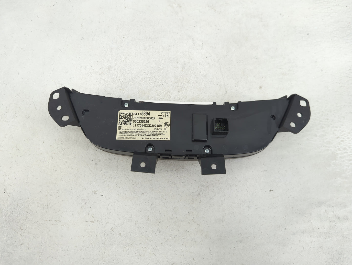 2018 Chevrolet Equinox Climate Control Module Temperature AC/Heater Replacement P/N:84175394 7370200000000X, 000235226 Fits 