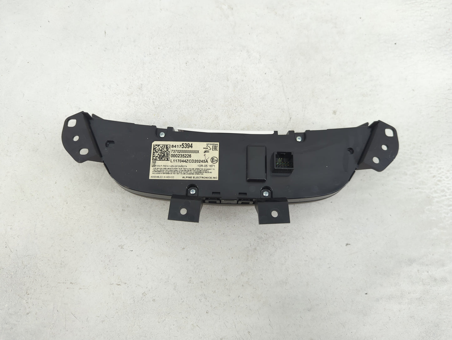 2018 Chevrolet Equinox Climate Control Module Temperature AC/Heater Replacement P/N:84175394 7370200000000X, 000235226 Fits 