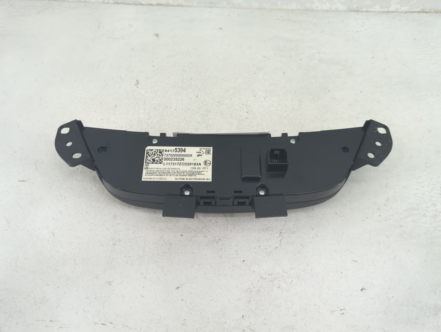 2018 Chevrolet Equinox Climate Control Module Temperature AC/Heater Replacement P/N:84175394 7370200000000X, 000235226 Fits 