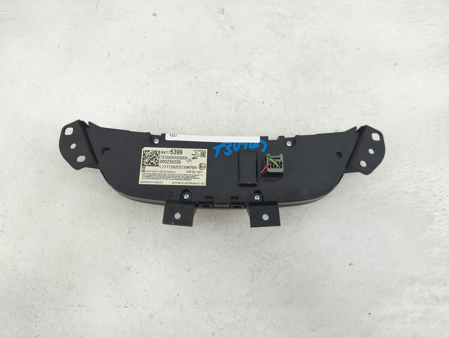 2018 Chevrolet Equinox Climate Control Module Temperature AC/Heater Replacement P/N:84175399 QFGM535A, QFGM507A Fits OEM Use