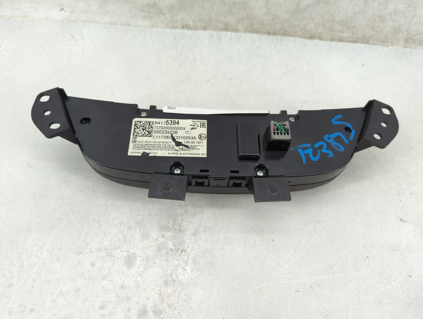 2018 Chevrolet Equinox Climate Control Module Temperature AC/Heater Replacement P/N:84175394 QFGM534A, QFGM507A Fits OEM Use