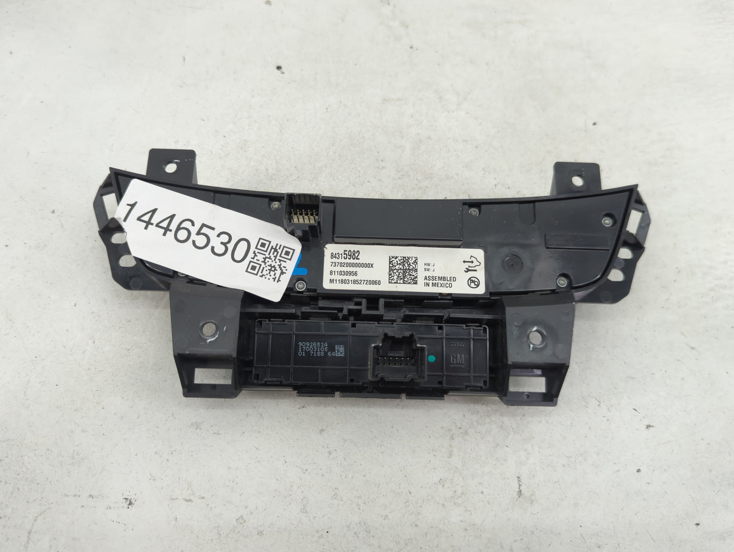 2018 Chevrolet Equinox Climate Control Module Temperature AC/Heater Replacement P/N:84315982 7370200000000X Fits OEM Used Au