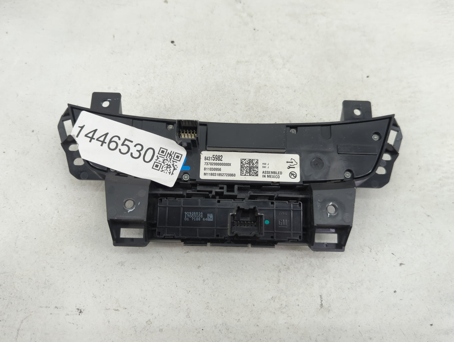 2018 Chevrolet Equinox Climate Control Module Temperature AC/Heater Replacement P/N:84315982 7370200000000X Fits OEM Used Au