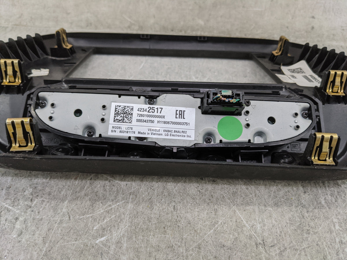 2018-2018 Chevrolet Equinox Information Radio Display Screen 1475204 - Oemusedautoparts1.com
