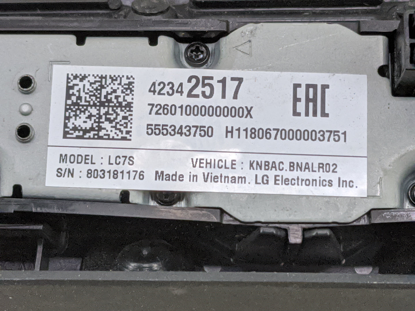 2018-2018 Chevrolet Equinox Information Display Screen 1475204 - Oemusedautoparts1.com