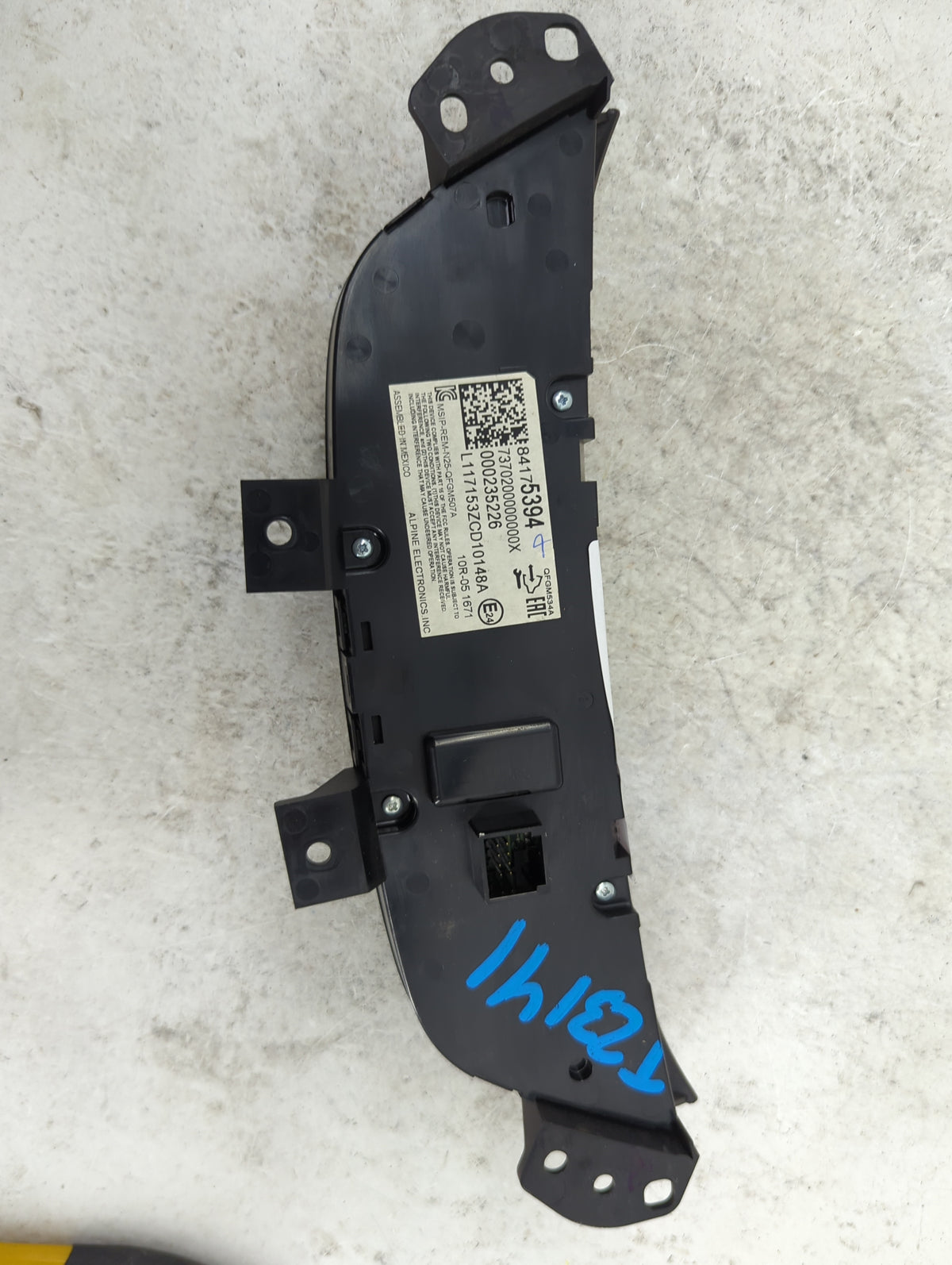 2018 Chevrolet Equinox Climate Control Module Temperature AC/Heater Replacement P/N:84175394 MSIP-REM-N25-QFGM507A, QFGM534A