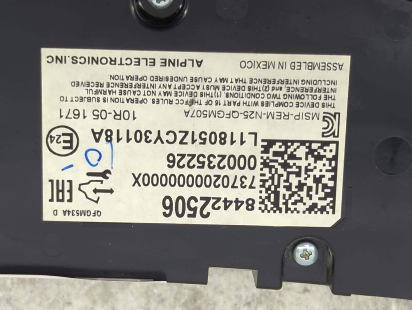 2018-2019 Chevrolet Equinox Climate Control Module Temperature AC/Heater Replacement P/N:84422506 737020000000X Fits OEM Use