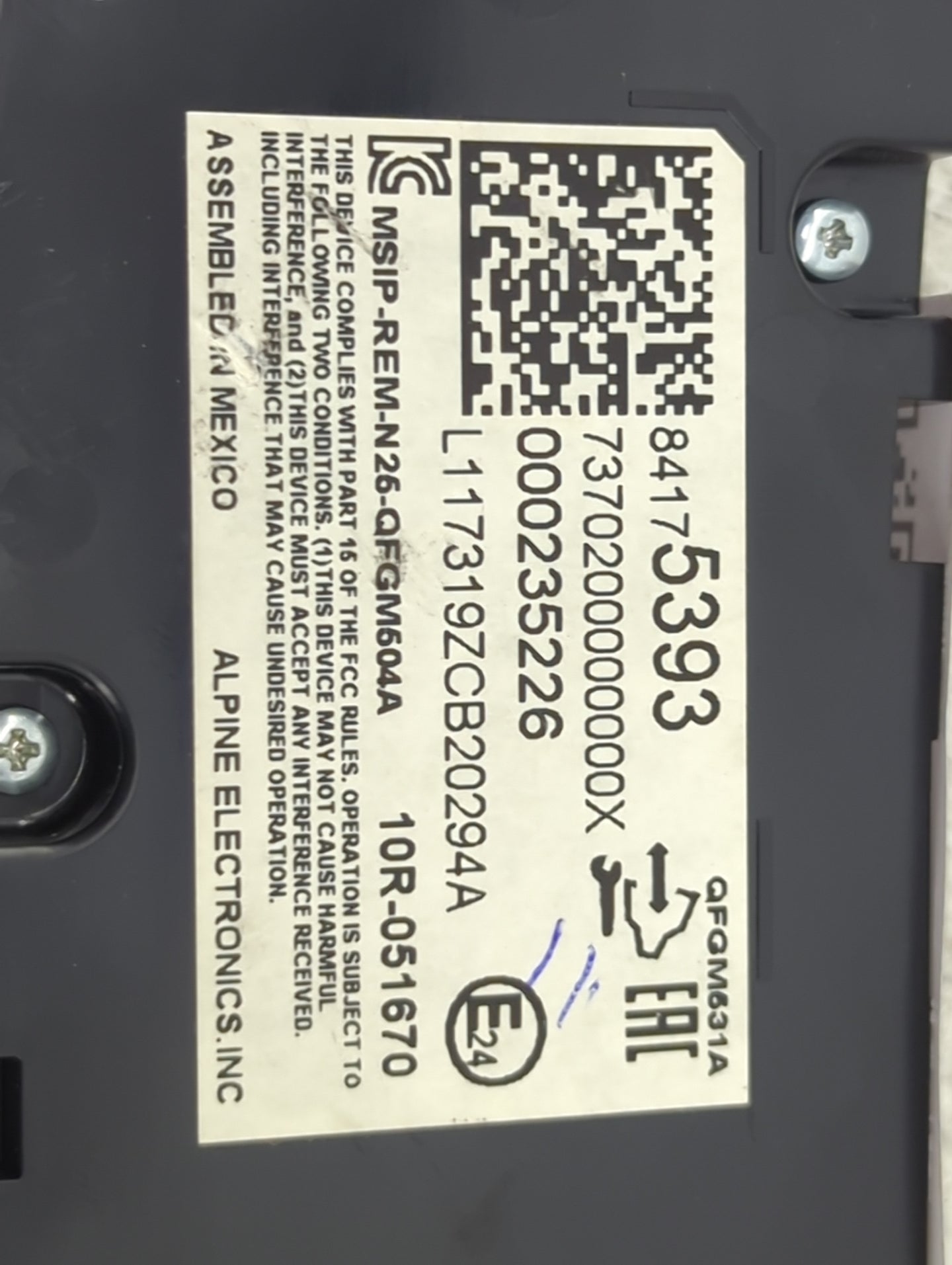 2018 Chevrolet Equinox Climate Control Module Temperature AC/Heater Replacement P/N:84175393 13509464AA Fits OEM Used Auto P